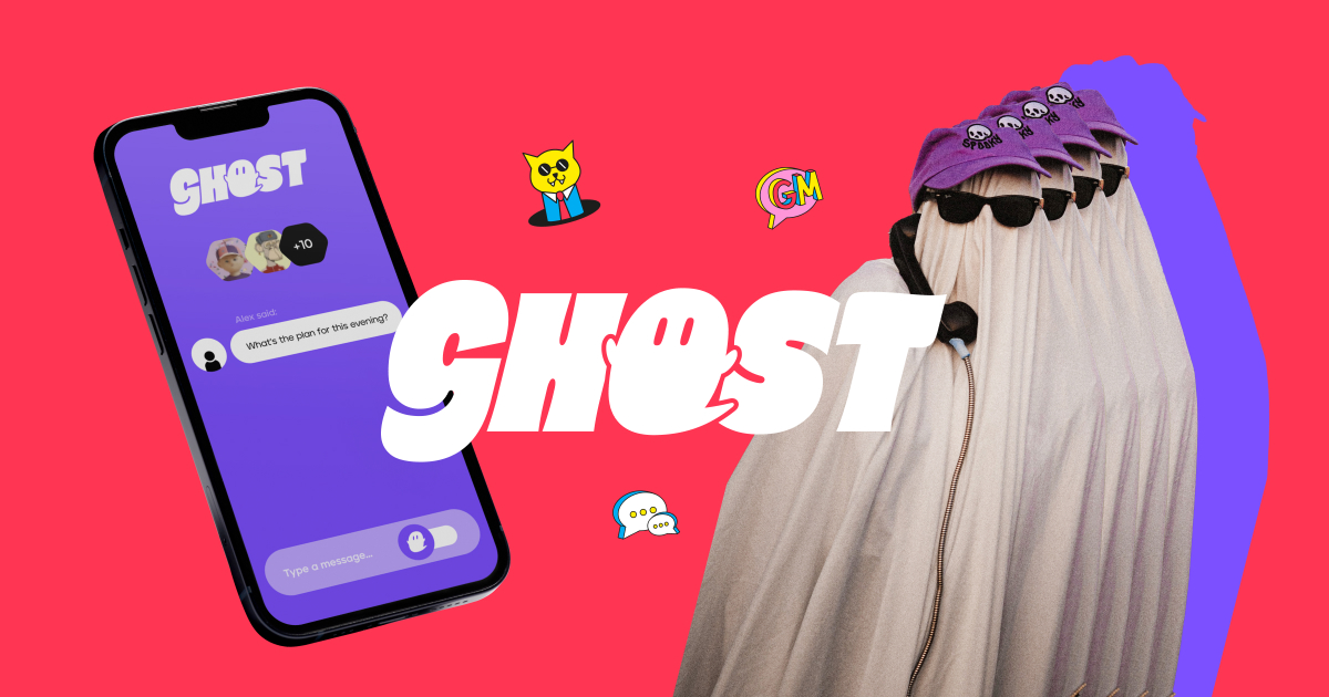 Ghost presenta una aplicación de mensajería grupal anónima con ChatGPT incorporado