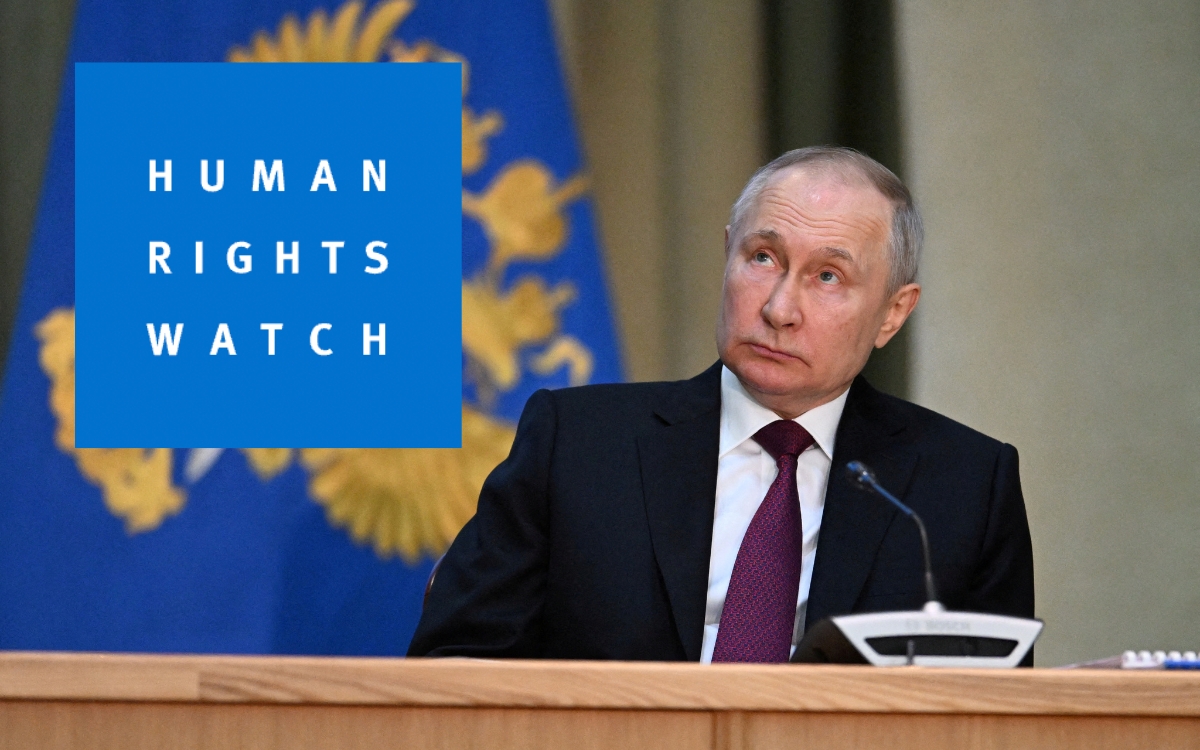 HRW celebra la orden de aprehensión contra Putin