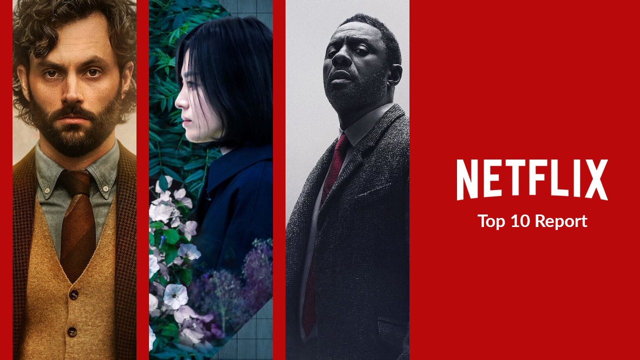 Informe de los 10 principales de Netflix: You Season 4 Part 2, The Glory and Luther: The Fallen Sun