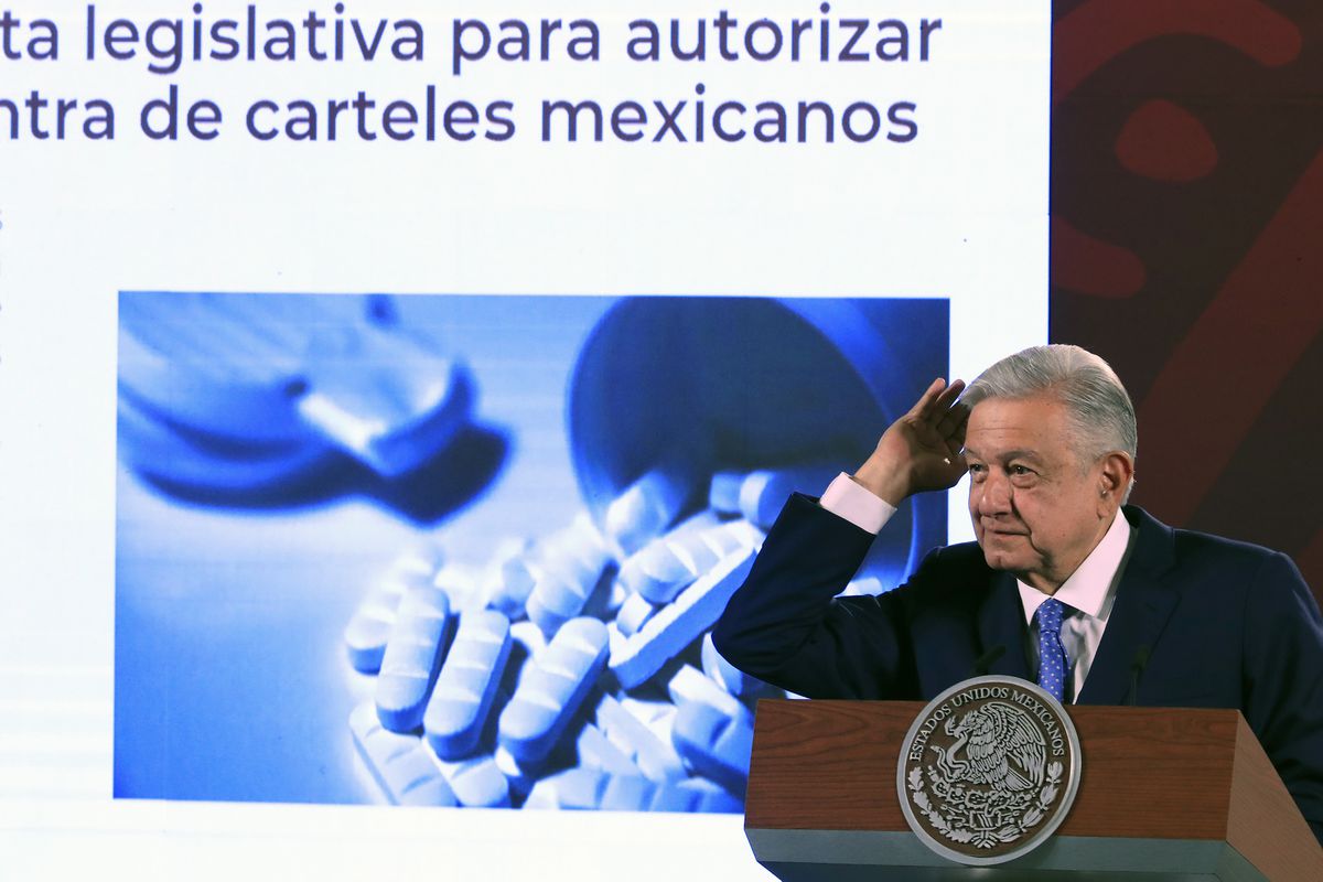 López Obrador condena la propuesta del Congreso de EE UU para que su Ejército actúe contra el tráfico de fentanilo en México