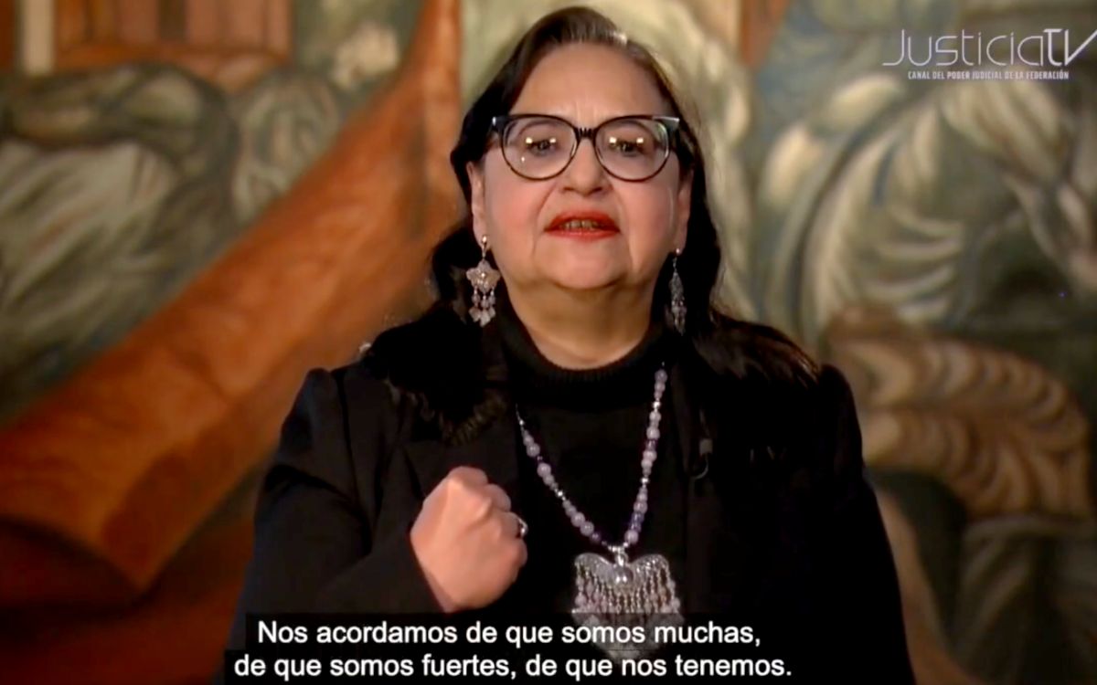 'Ni una más... también marcho con ustedes': ministra Norma Piña