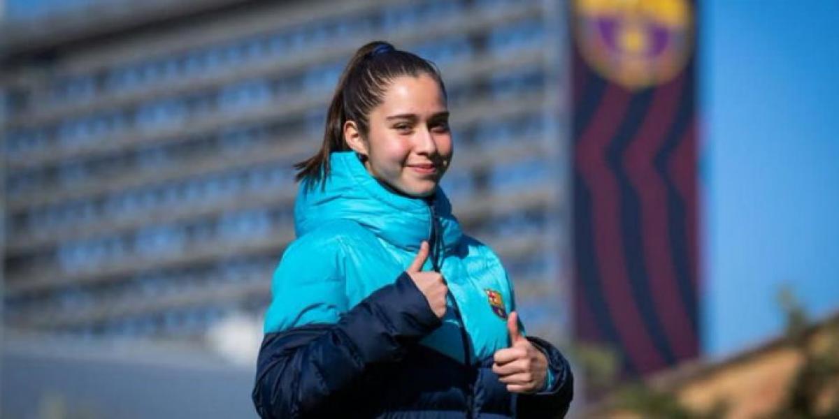 Primer gol de Giulia Dragoni con el Barça
