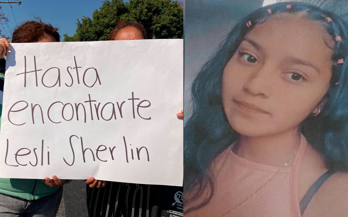 Protestan por desaparición de Leslie Sherlin en Coyoacán