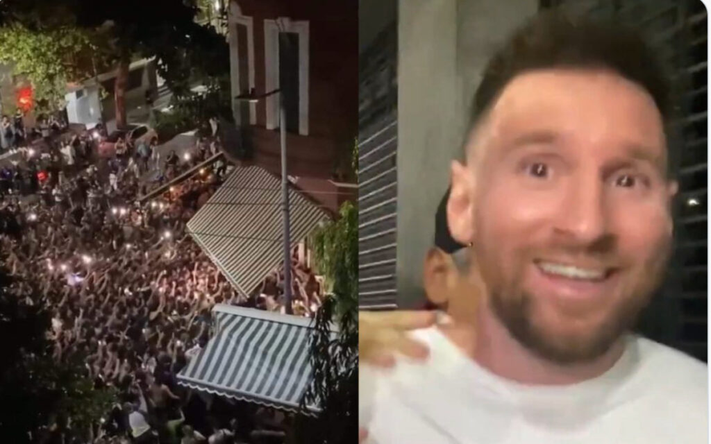 Provoca Lionel Messi la locura en Buenos Aires | Videos