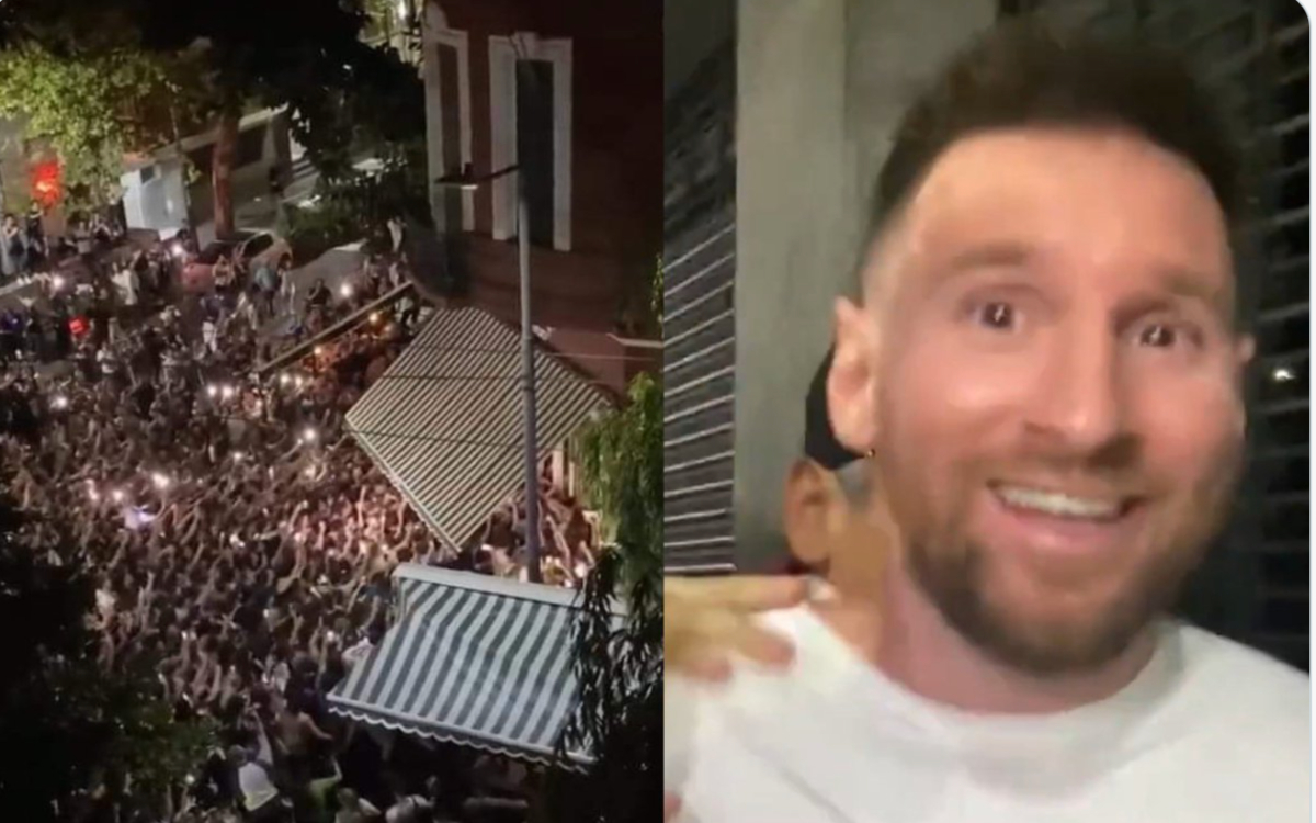 Provoca Lionel Messi la locura en Buenos Aires | Videos