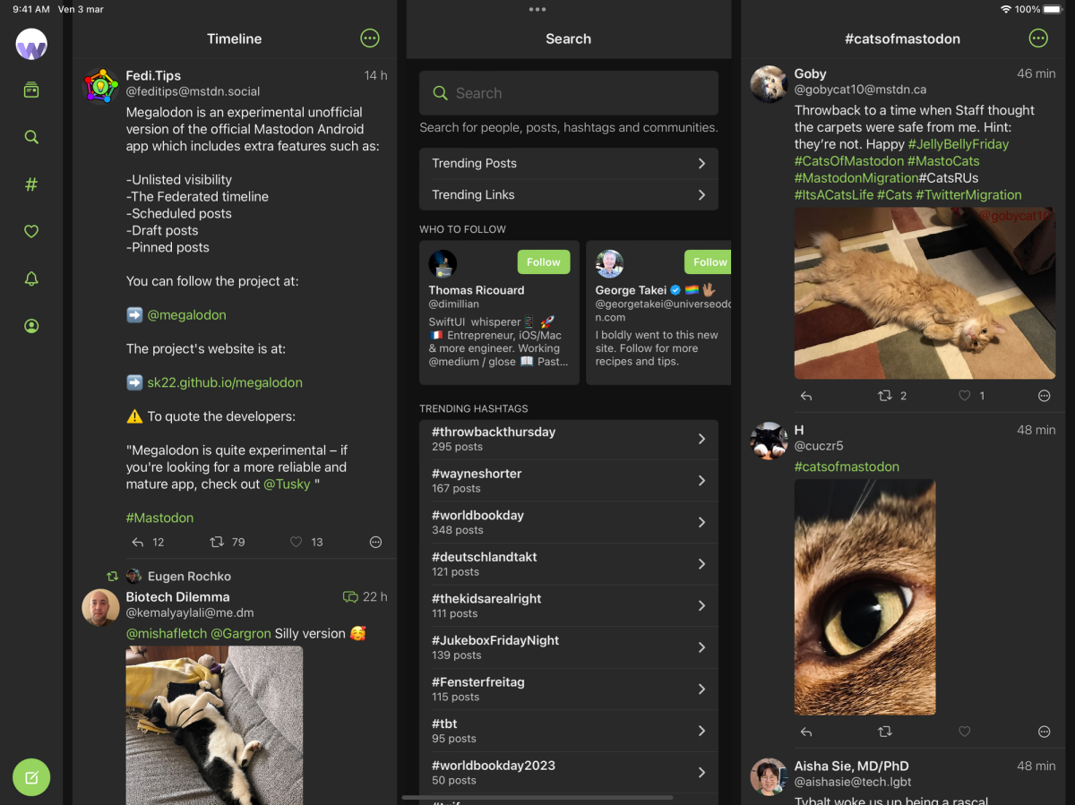 Woolly presenta una aplicación Mastodon inspirada en Twitter y TweetDeck