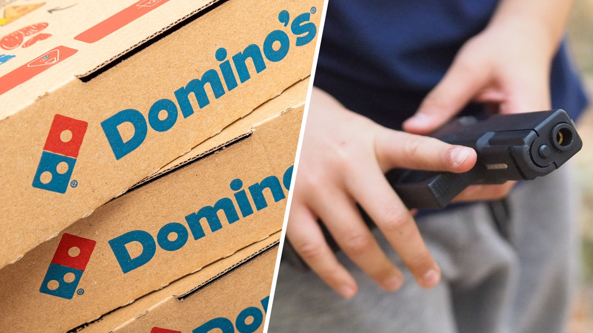 recibo de Domino’s pizza lleva a arresto de niño