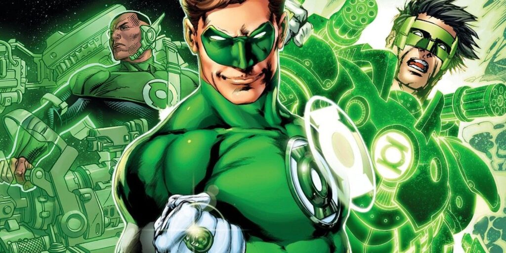 green lantern hal jordan kyle rayner jon stewart constructs