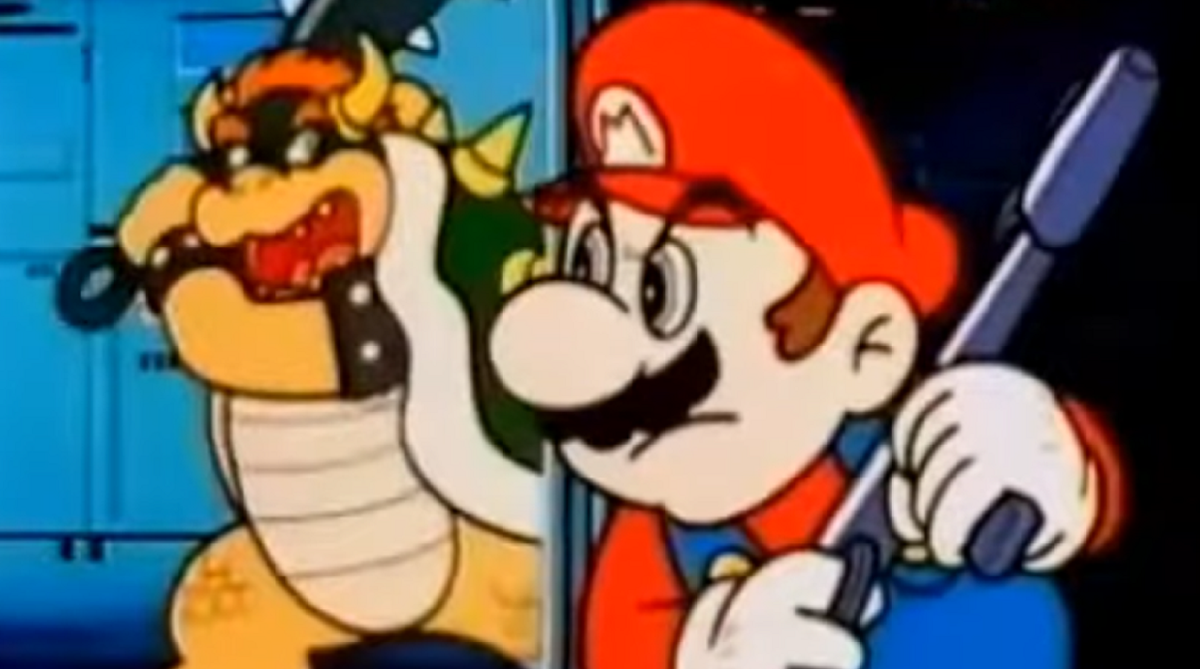 Sí, un anime de Mario de la vieja escuela le dio un arma a nuestro héroe