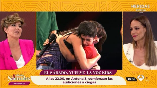 Eva González y Sonsoles Ónega en 'Y ahora Sonsoles'. / Antena 3