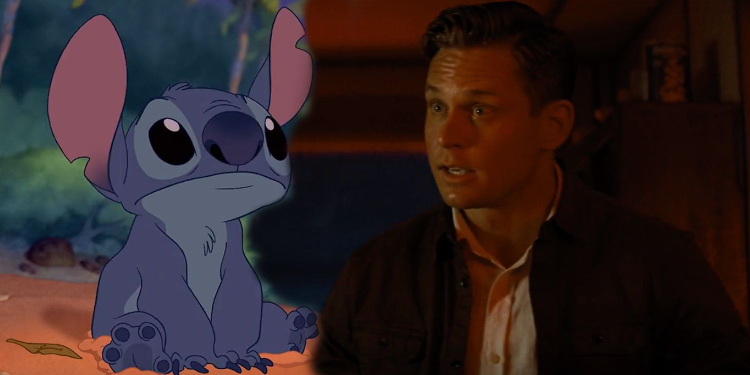 Stitch from Lilo and Stitch and Billy Magnussen in No Time to Die