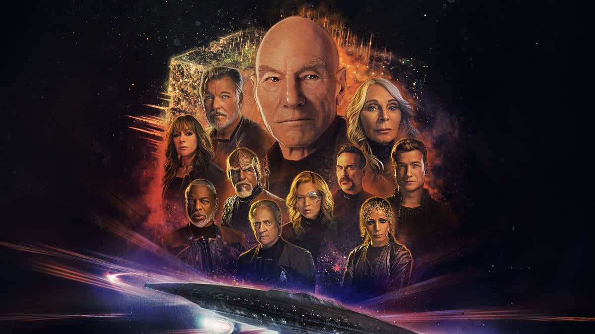 Star Trek: Picard Season 3 obtiene el póster final con Enterprise-D y su tripulación