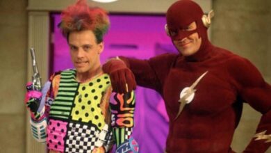 Mark Hamill and John Wesley Shipp in The Flash pic