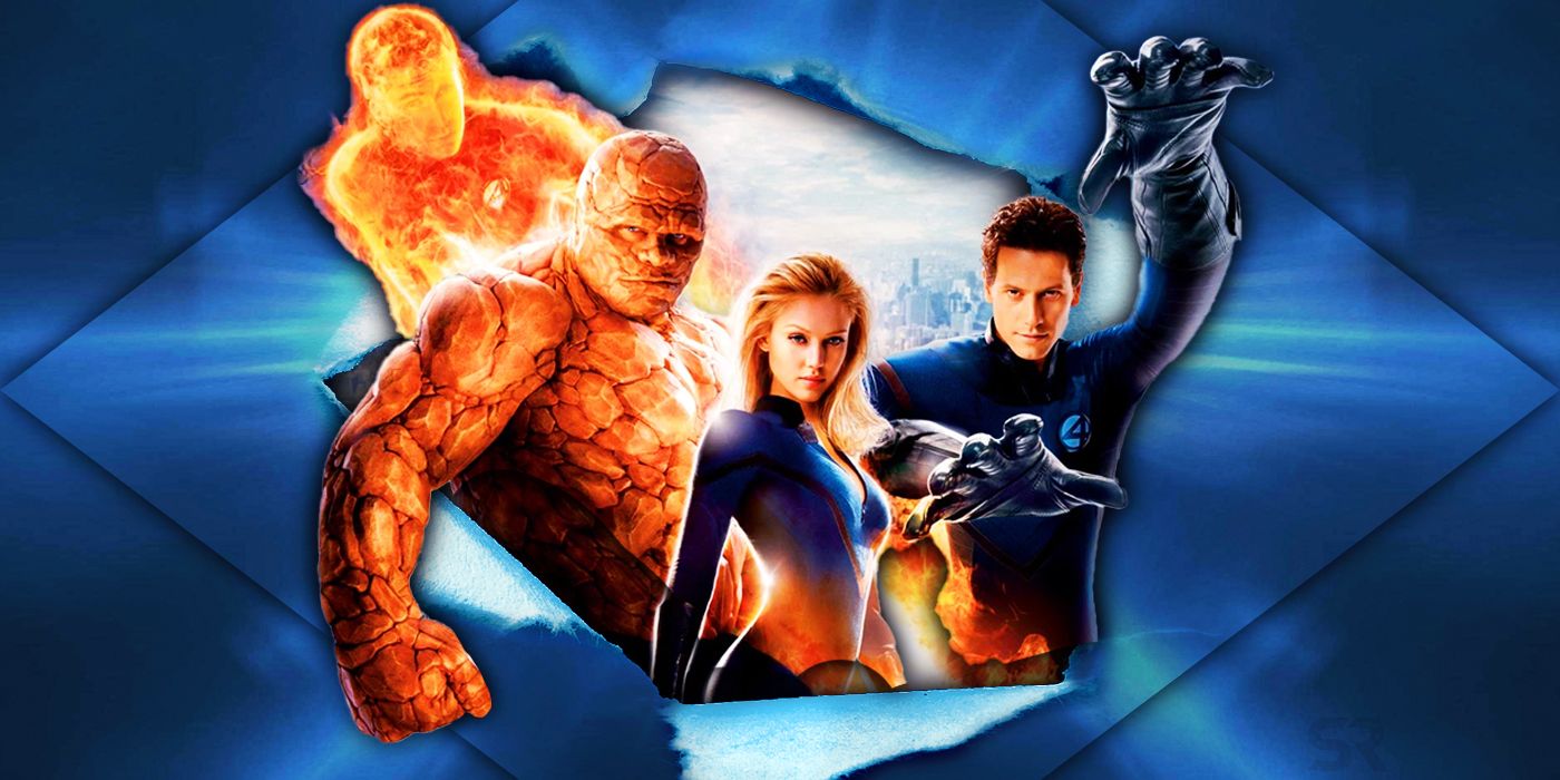 The Fantastic Four in the 2005 movie