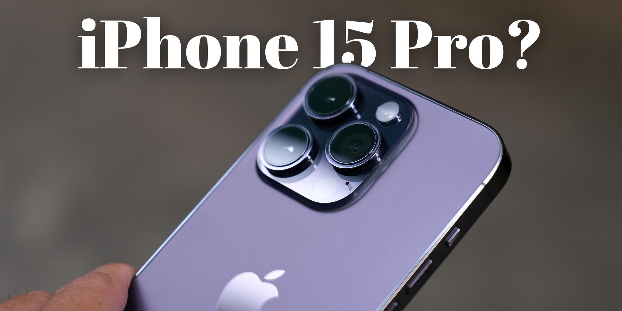 representation of the iPhone 15 Pro