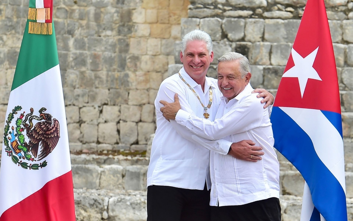AMLO felicita a Díaz-Canel por reelección en Cuba