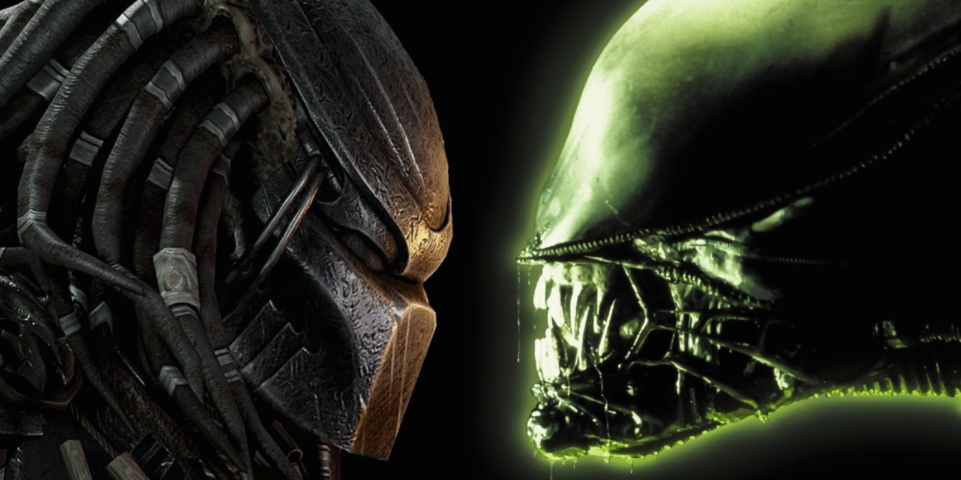 Alien's Xenomorph and a Predator.