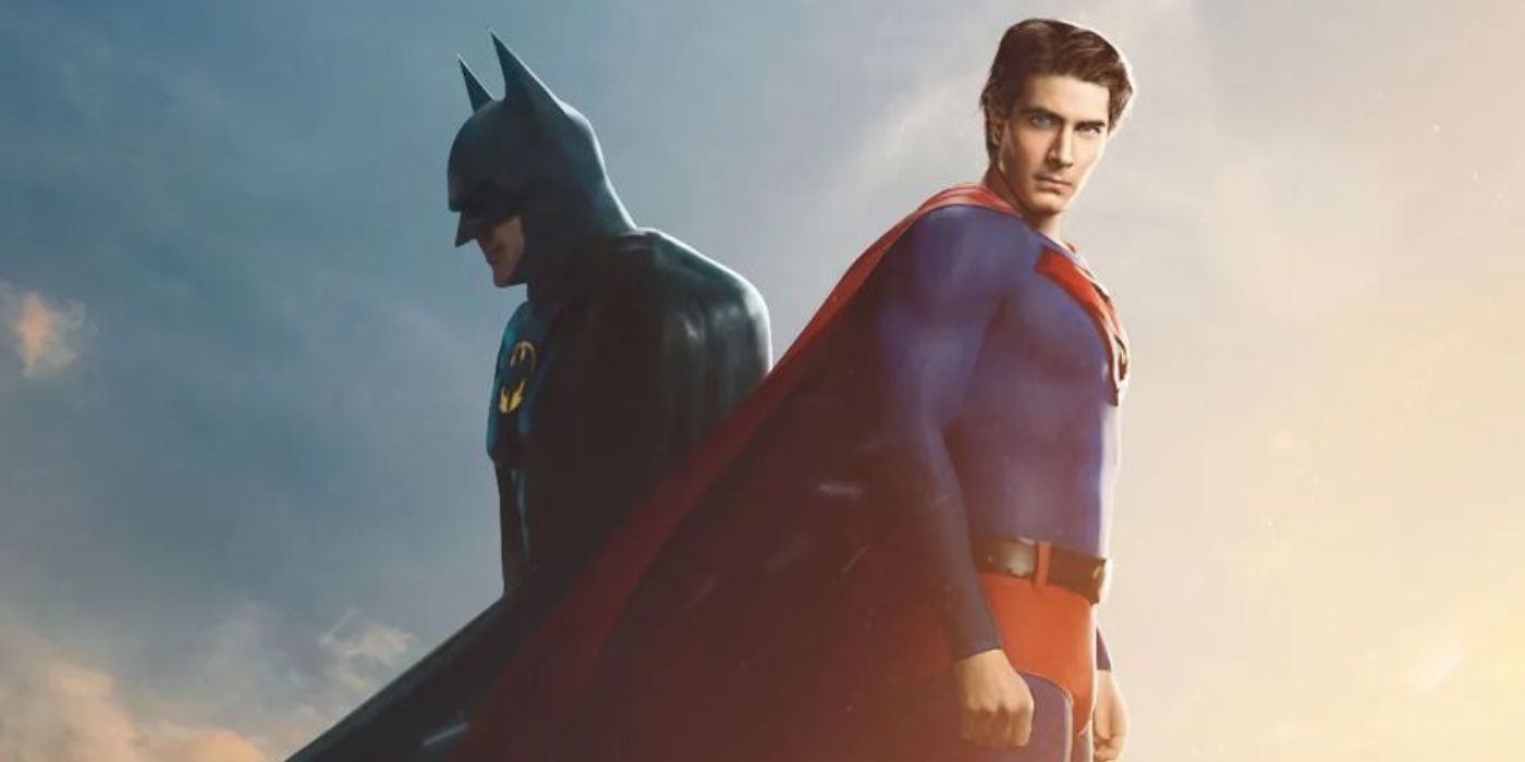 Batman de Michael Keaton y Superman de Brandon Routh son el equipo de DC que necesitamos en un nuevo fan art