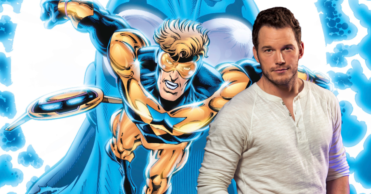 Booster Gold Fan Art transforma a la estrella de Guardianes de la Galaxia Chris Pratt en un personaje de DCU
