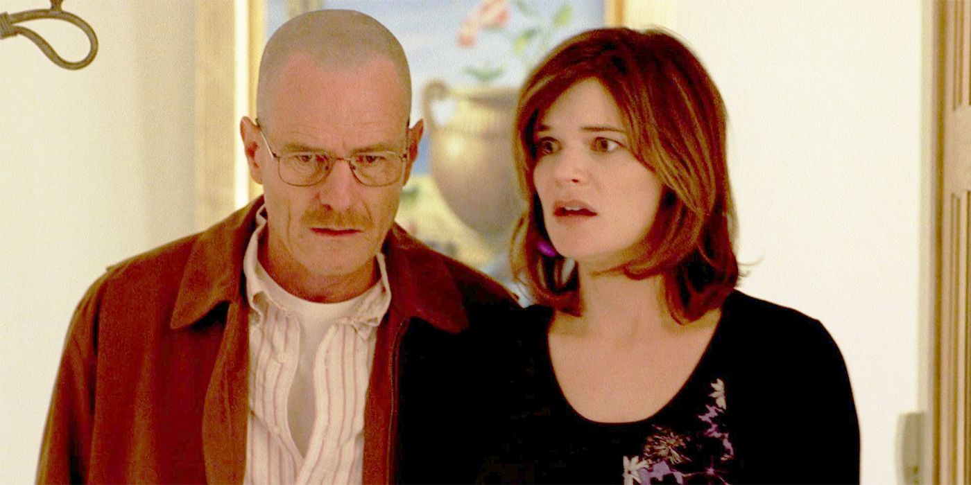 Walter White and Betsy Brandt as Walt and Marie in Breaking Bad season 2