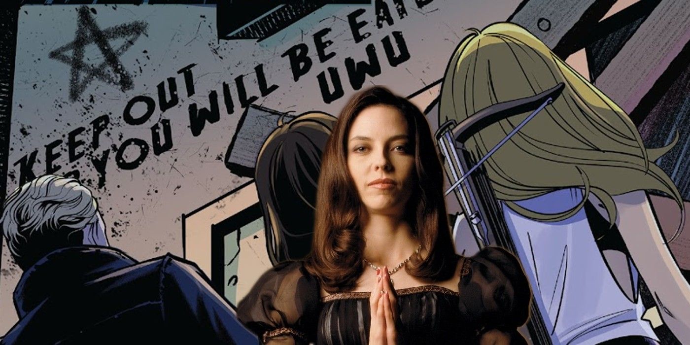 Drusilla at The Bronze in front of Buffy the Vampire Slayer Faith and Spike feature