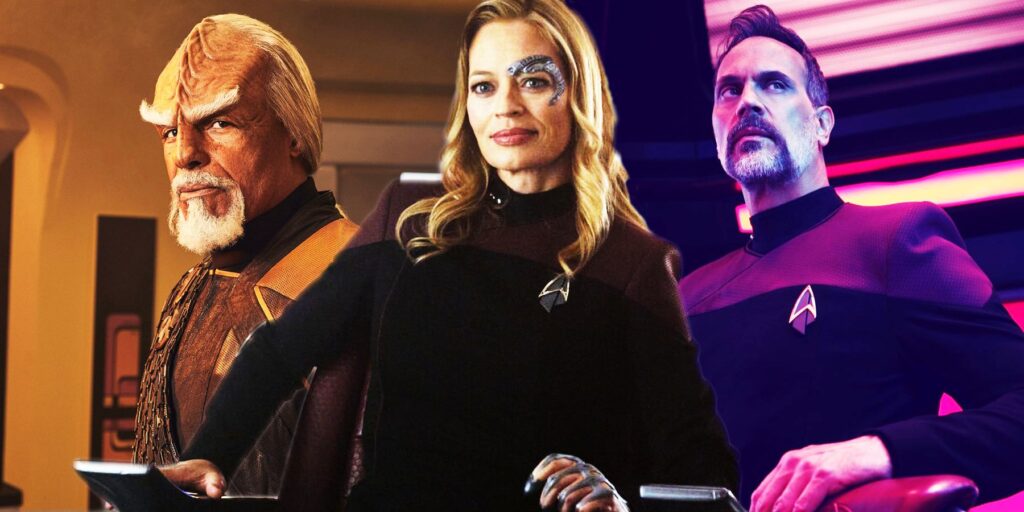 Michael Dorn, Jeri Ryan, Todd Stashwick in Star Trek: Picard season 3