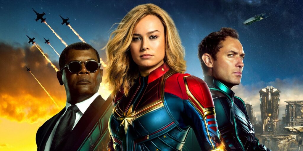 The poster for Captain Marvel