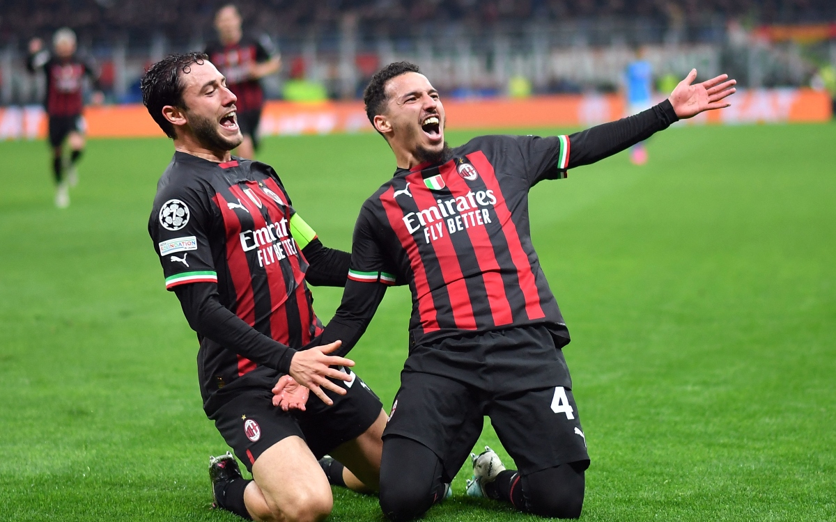 Champions League: AC Milan toma la mínima ventaja sobre Napoli