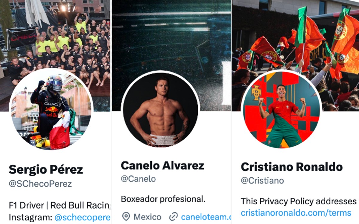 Checo, Canelo, Cristiano y otros atletas que ya no están verificados en Twitter