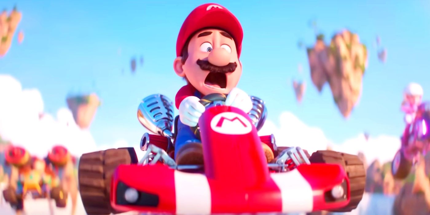 Mario screaming in The Super Mario Bros. Movie.
