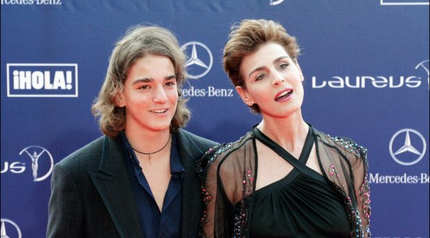 Antonia Dell'Atte y su hijo, Clemente Lequio durante los premios Laureus 2006/ Gtres