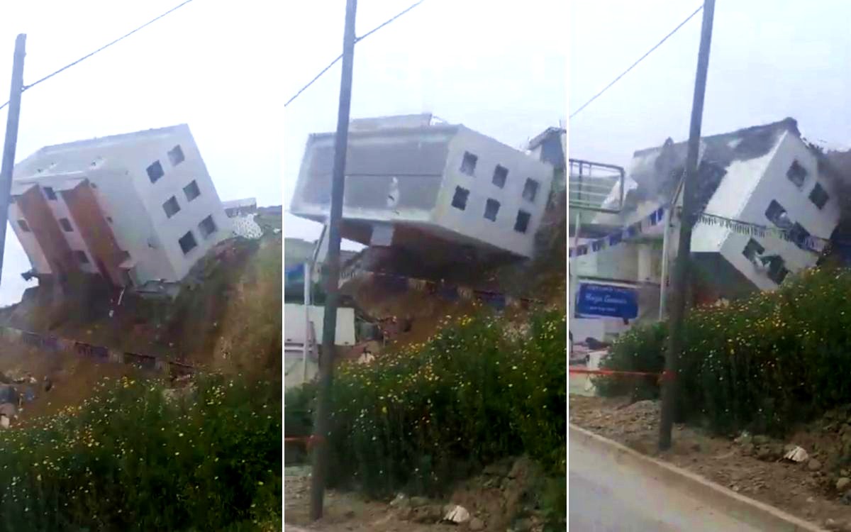Colapsa segundo edificio en Tijuana | Video