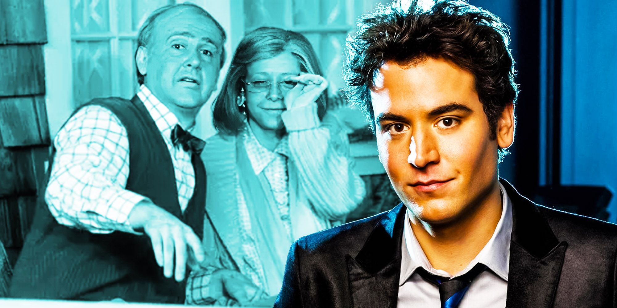 Jason Segel as Marshall, Alyson Hannigan as Lily, and Josh Radnor as Ted in How I Met Your Mother season 4