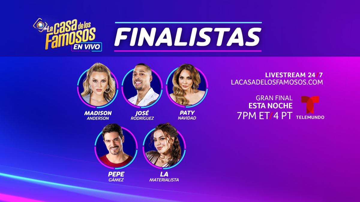 Cómo votar esta noche en la gran final de La Casa de los Famosos 2023