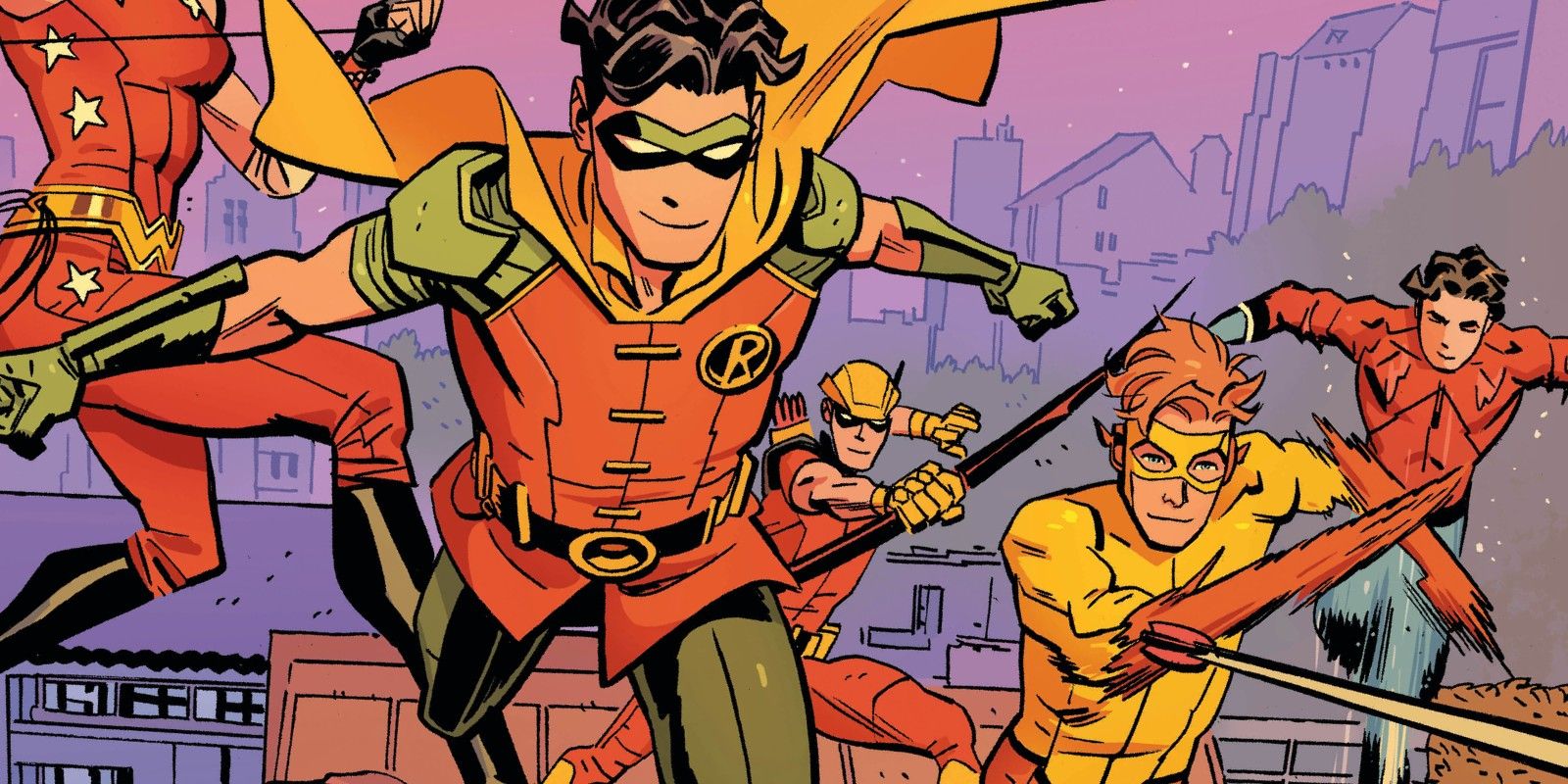 Robin Kid Flash Speed Teen Titans Main Cover