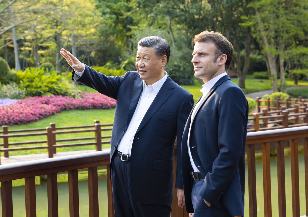 Críticas a Macron por marcar distancia con la política de EE UU ante China