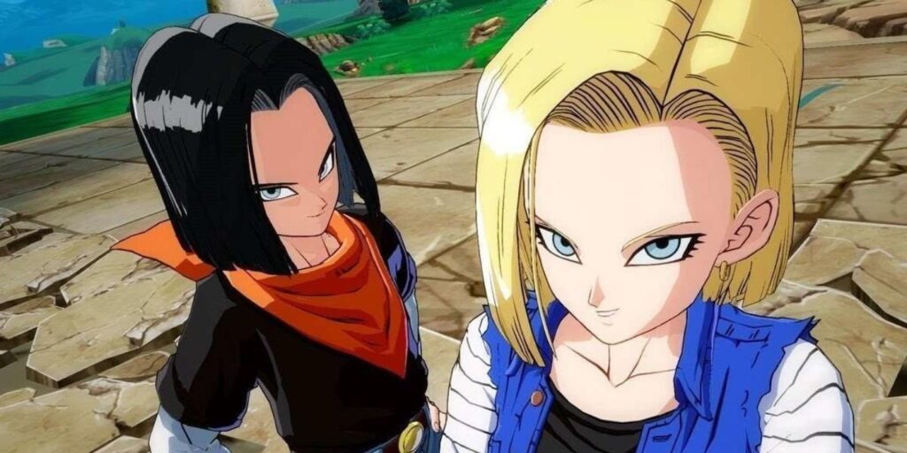 Android 17 and 18 from DBZ.