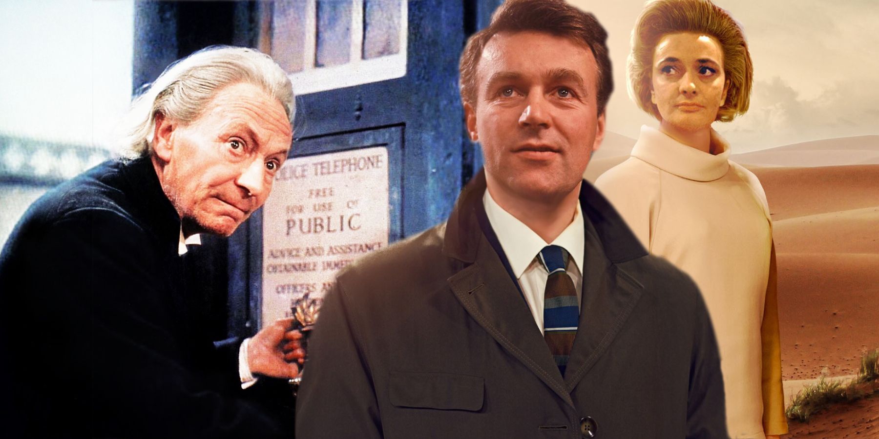 William Hartnell, William Russell, Jacqueline Hill in Doctor Who