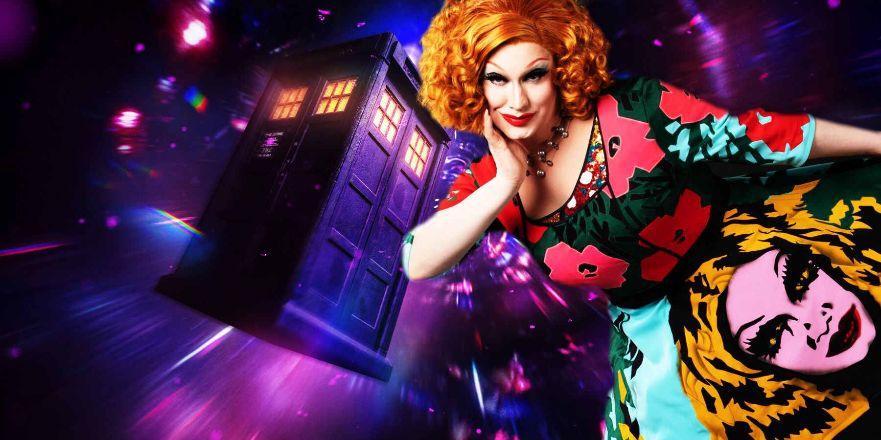 JInkx Monsoon and the TARDIS from Doctor Who