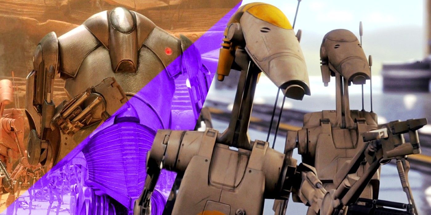 El destino original de Star Wars para los droides de batalla de Clone Wars es perfecto