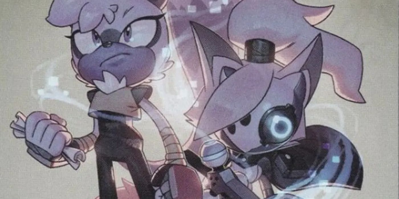 Tangle and Whisper on the cover of Sonic the Hedgehog Tangle and Whisper 1