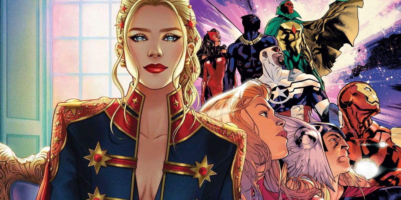 El nuevo disfraz de Capitana Marvel honra su estatus como líder de los Vengadores