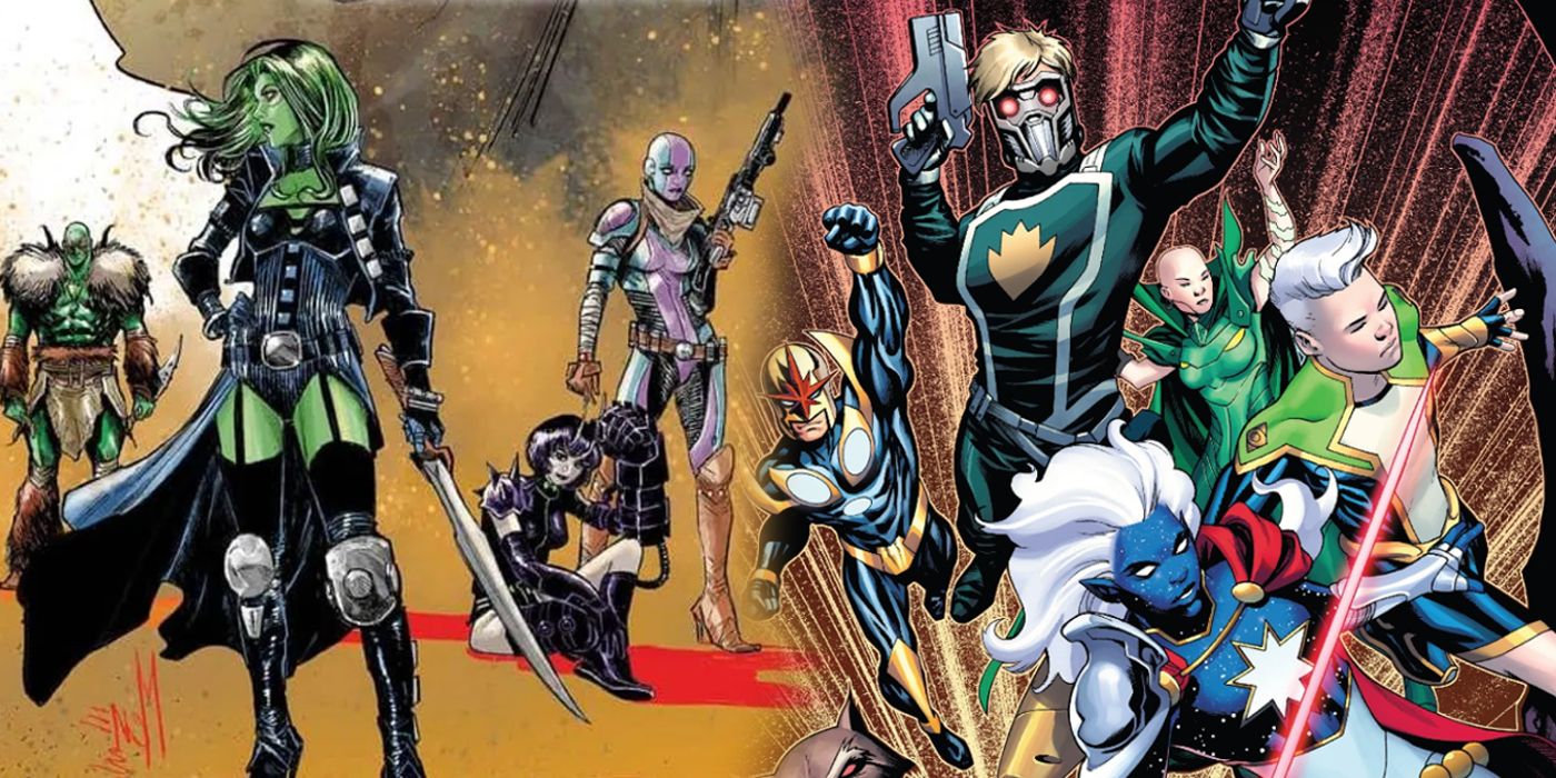 Guardians of the Galaxy new and old team lineup