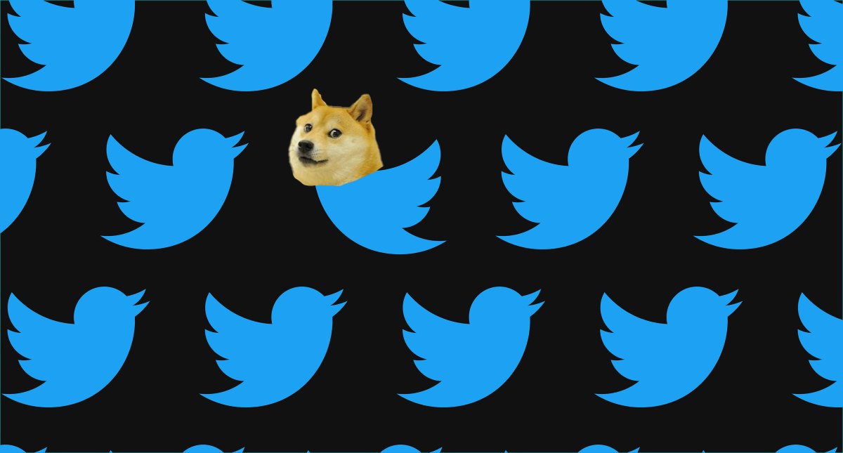 El nuevo logotipo de la página de inicio de Twitter es muy doge-y