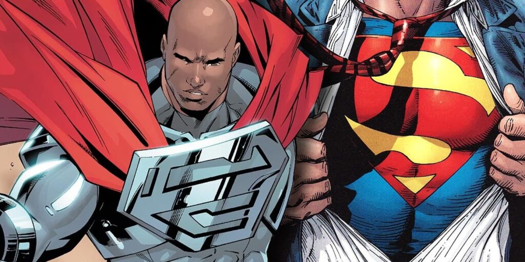Steel and Superman Symbol DC Comics