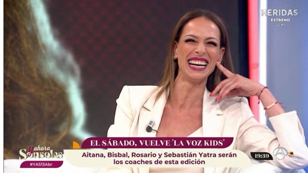 Eva González en 'Y ahora Sonsoles'. / Antena 3