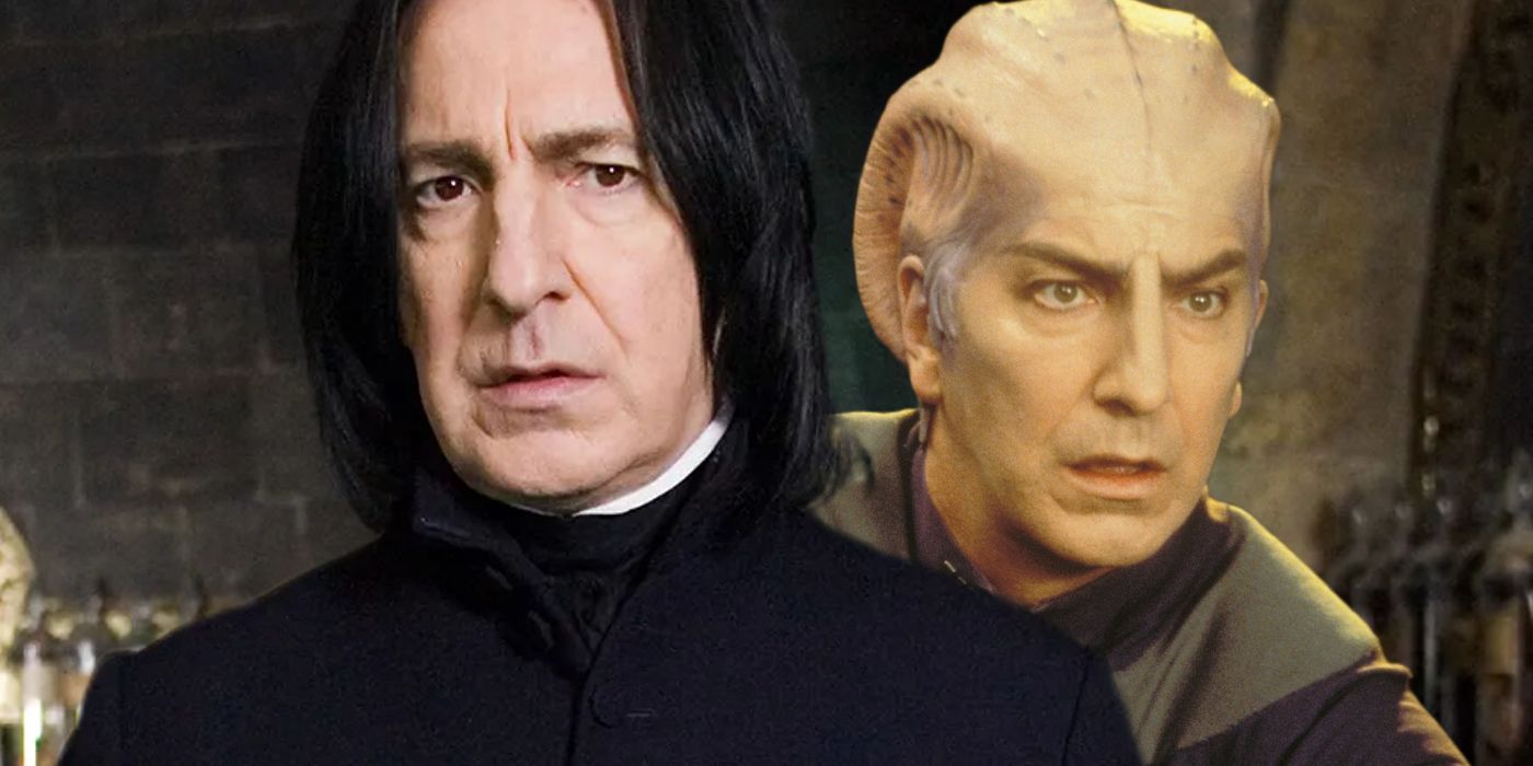 Alan Rickman from Harry Potter and Galaxy Quest Edited