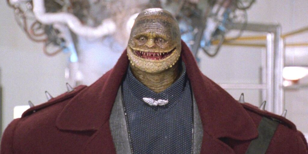 A weird tiny headed Goomba from 1993's Super Mario Bros. movie