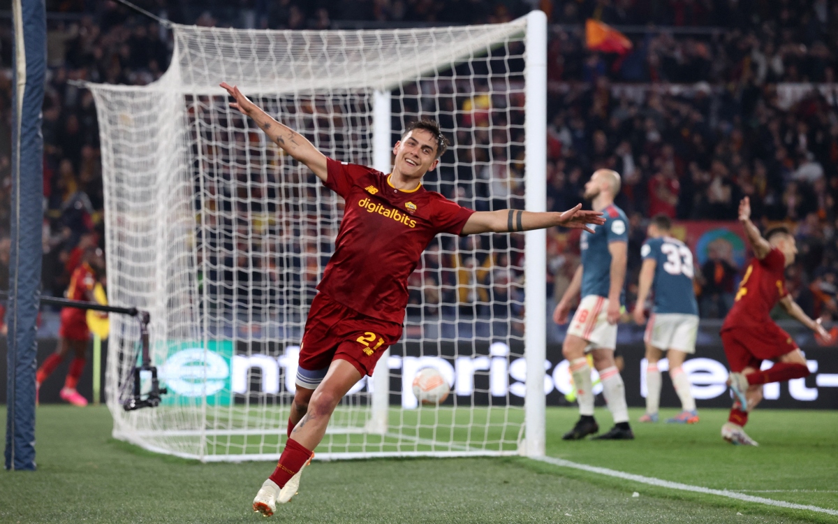 Europa League: Roma despacha al Feyenoord, de Santi Giménez, con goleada