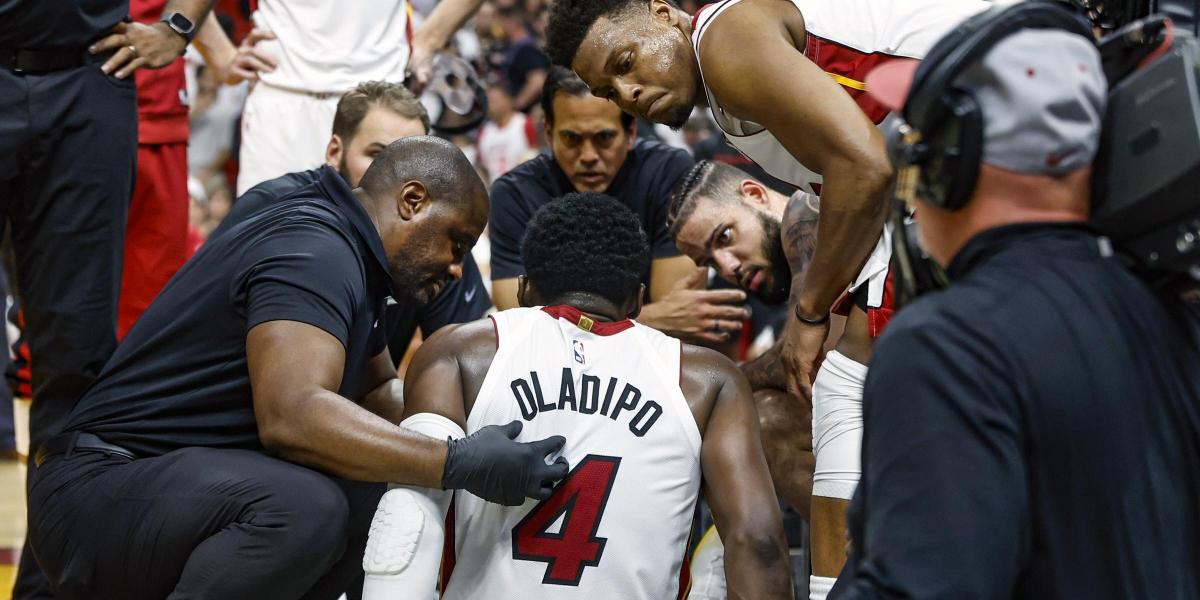 Fiesta y drama en Miami: los Heat ganan a los Bucks pero posible lesión grave de Oladipo